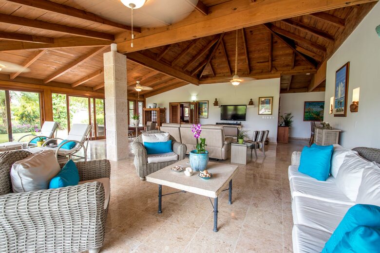 Tres Palmas Villa with gorgeous golf, lake & ocean horizon views - Casa de Campo, Dominican Republic