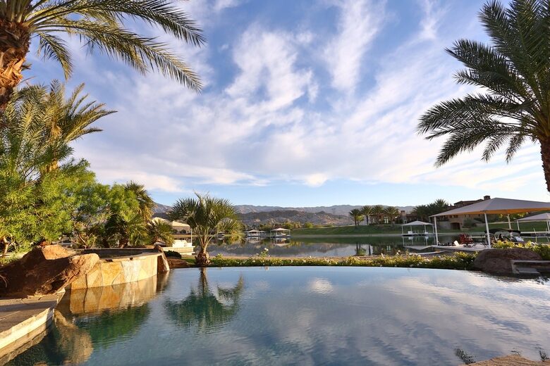 Private Lake Front Spanish Hacienda - Indio, California