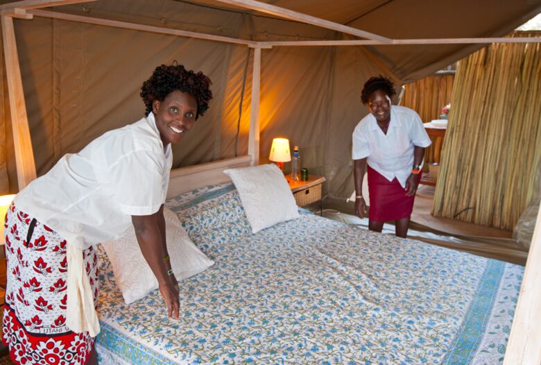 A Private Tent at Laikipia Wilderness Camp - Nanyuki, Kenya