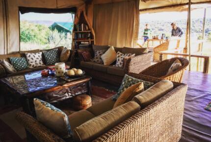 A Private Tent at Laikipia Wilderness Camp - Nanyuki, Kenya