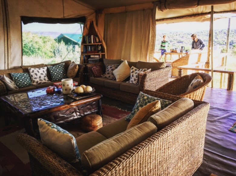 A Private Tent at Laikipia Wilderness Camp - Nanyuki, Kenya