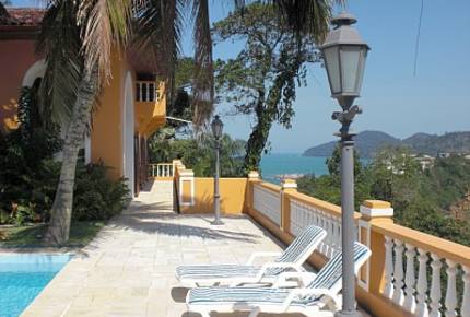 Oceanfront Mansion in Famous Resort Santa Rita - Ubatuba, Brazil