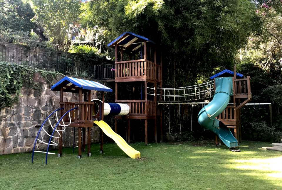 Giant private play area + zip line