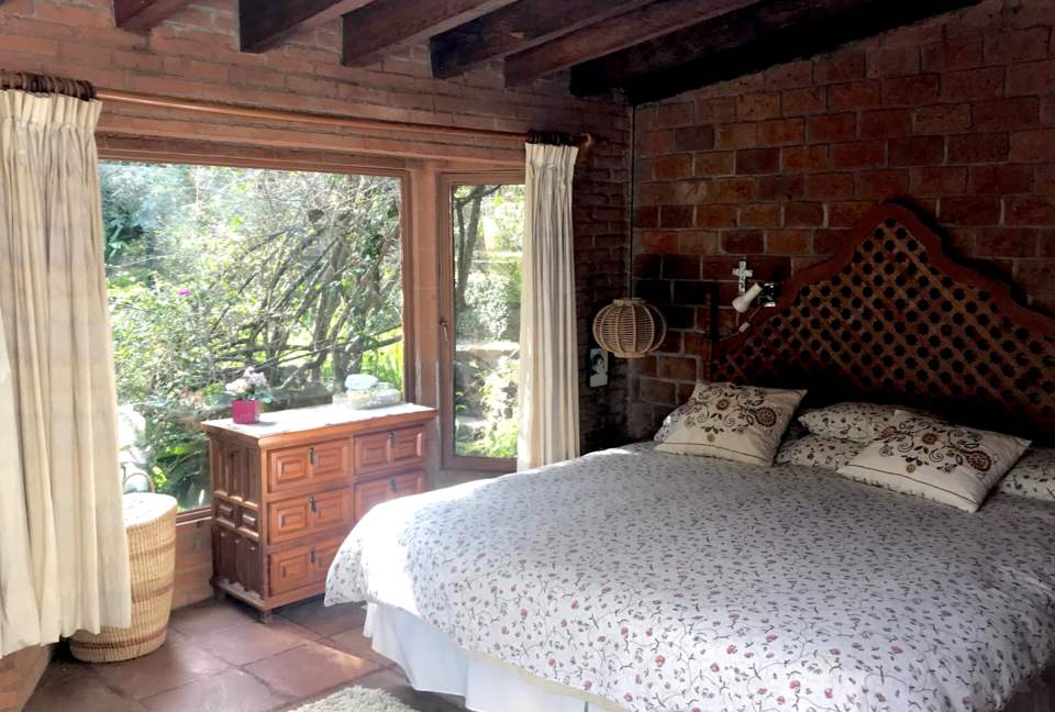 Outside Master Bedroom - King + 2 twins - Garden views