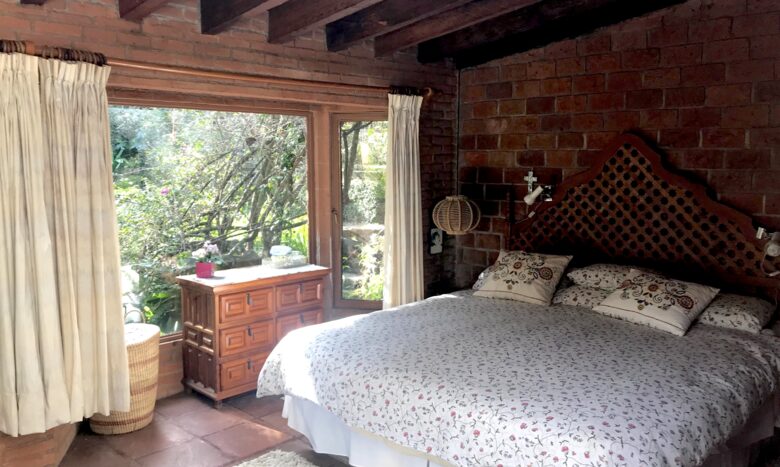 Outside Master Bedroom - King + 2 twins - Garden views