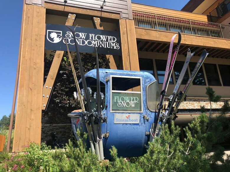 Snow Flower of Steamboat at the Base - Steamboat Springs, Colorado