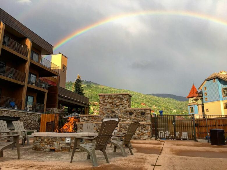 Snow Flower of Steamboat at the Base - Steamboat Springs, Colorado