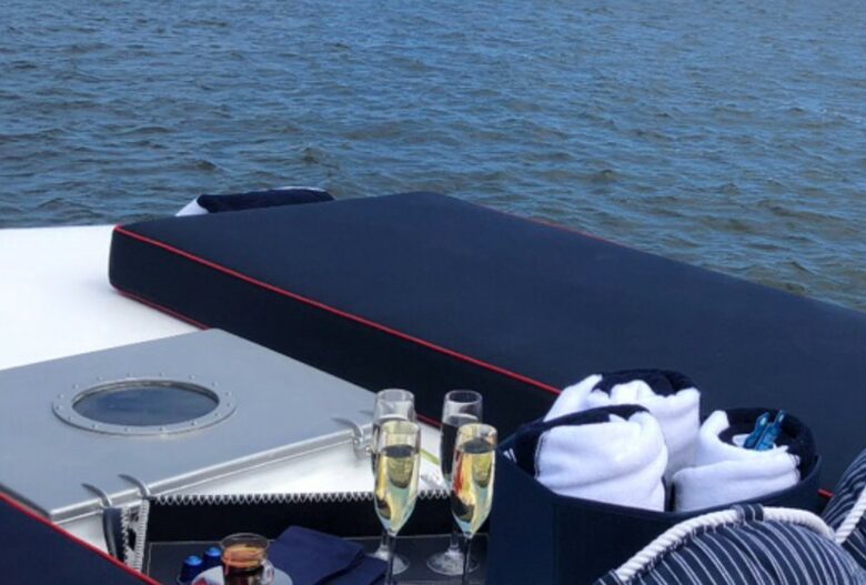 Kingfisher Luxury Yacht 50' Huckins Corinthian - 3 Day - 2 Night Weekend East Coast Cruise - Sag Harbor, New York