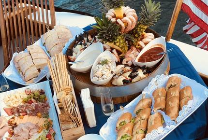 Kingfisher Luxury Yacht 50' Huckins Corinthian - 3 Day - 2 Night Weekend East Coast Cruise - Sag Harbor, New York