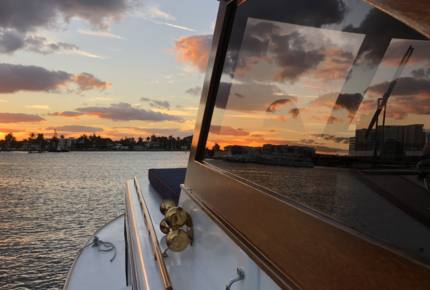 Kingfisher Luxury Yacht 50' Huckins Corinthian - 3 Day - 2 Night Weekend East Coast Cruise - Sag Harbor, New York