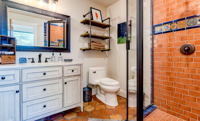 Bathroom #2 located in hallway