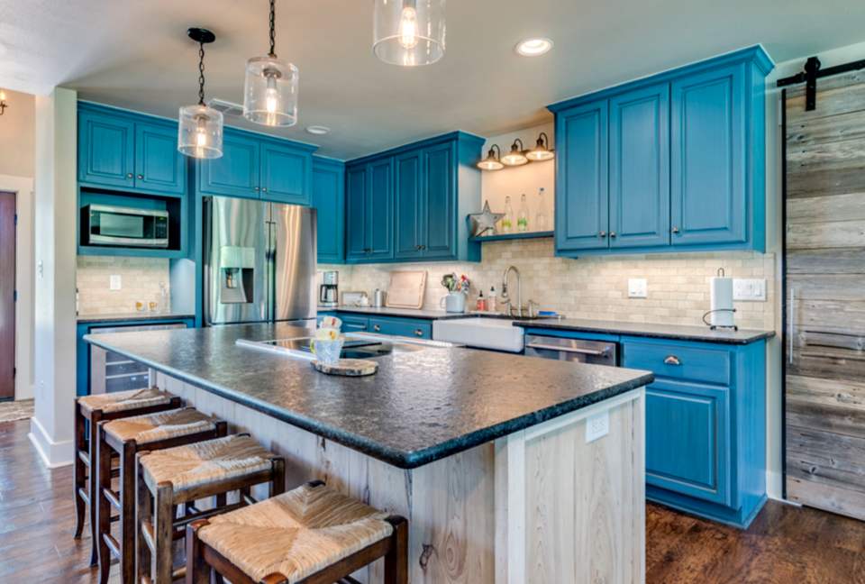 Fully stocked kitchen & large pantry