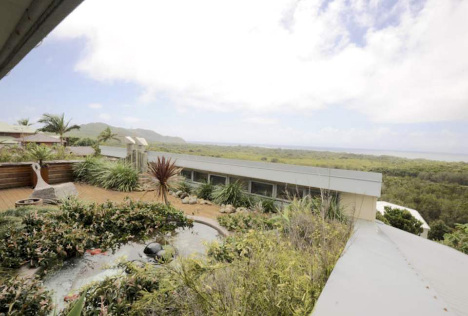 roof garden from master bedroom