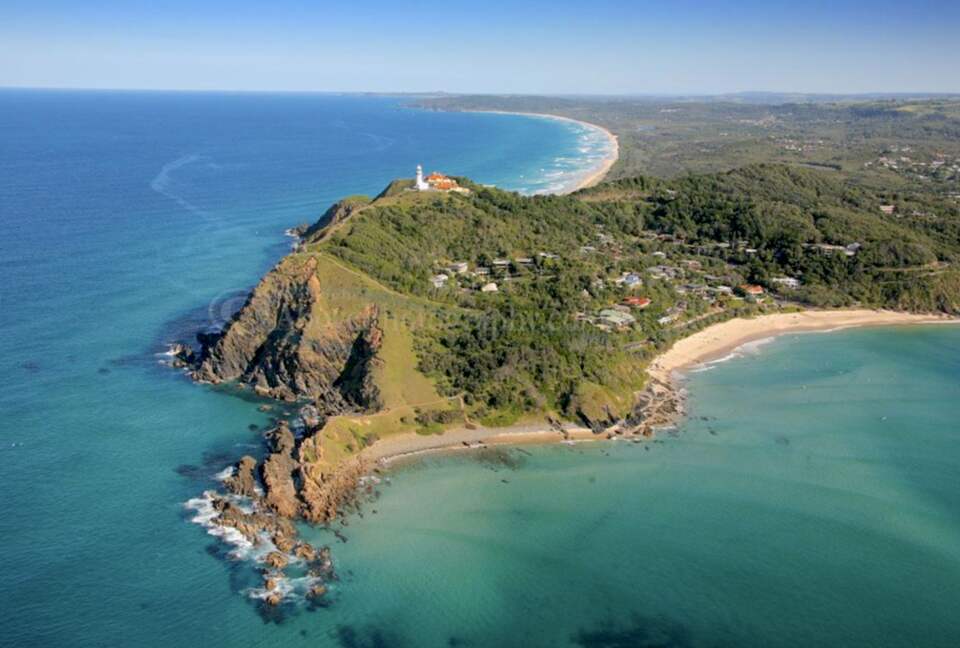 Cape Byron with Tallow beach behind