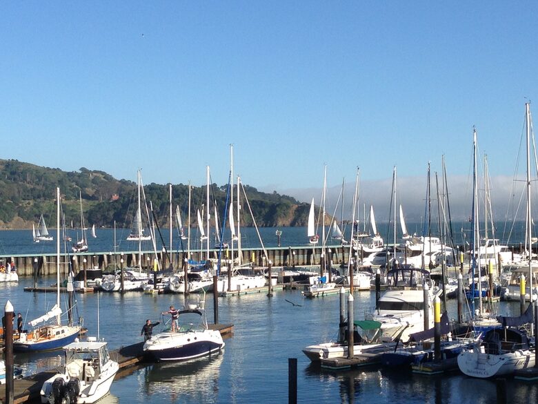 Waterfront Views in Downtown Tiburon - Tiburon, California