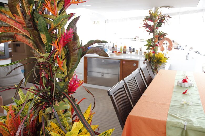 TradeWinds 60ft 5 Cabin Crewed Catamaran Luxury Class - French Polynesian Sailing Vacation - Raiatea island, French Polynesia