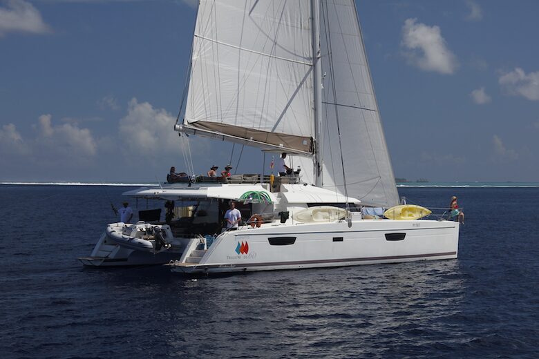 TradeWinds 60ft 5 Cabin Crewed Catamaran Luxury Class - French Polynesian Sailing Vacation - Raiatea island, French Polynesia