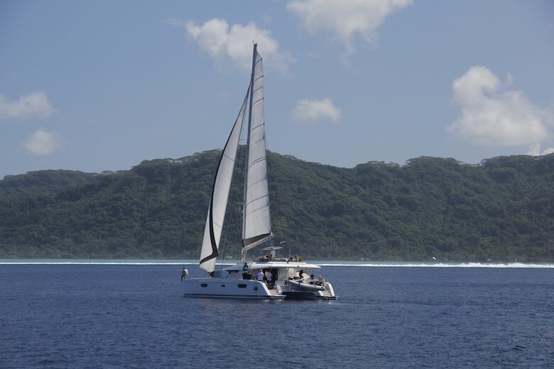 TradeWinds 60ft 5 Cabin Crewed Catamaran Luxury Class - French Polynesian Sailing Vacation - Raiatea island, French Polynesia
