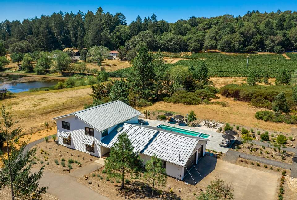 Modern Napa Farmhouse - Angwin, California