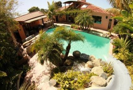 Tropical Estate with WaterFall Pool on The World's rated #1 Beach - Coronado, California