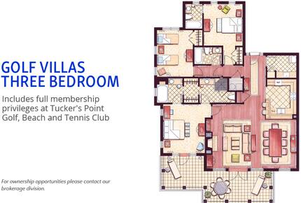 3 Bedroom at Rosewood Bermuda Golf Villas - Hamilton Parish, Bermuda