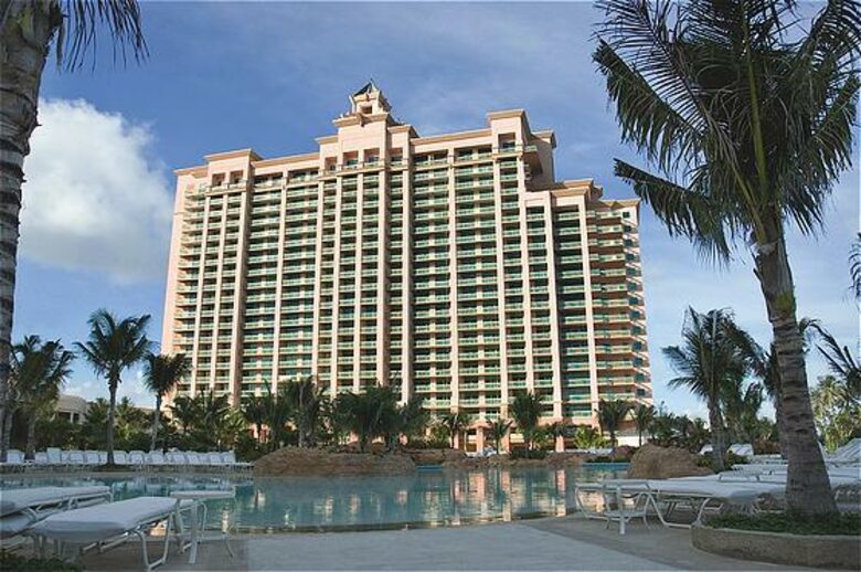 The reef has a private pool and beach, just steps away.