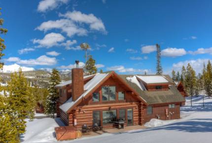 Mountainside Ski-in/Ski-out Luxury Cabin - Big Sky, Montana