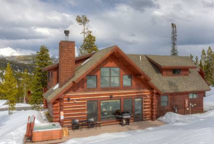 Mountainside Ski-in/Ski-out Luxury Cabin - Big Sky, Montana