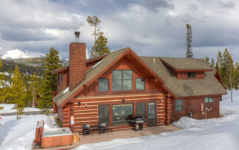 Mountainside Ski-in/Ski-out Luxury Cabin - Big Sky, Montana
