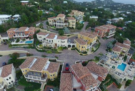 Home Exchange in St. John, USVI, arial view of property