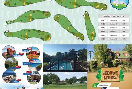 LedowoHouse with Golf Course and Pool - Ledowo, Poland