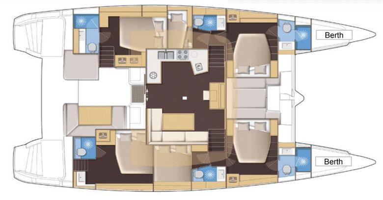 Lagoon 52' Catamaran "Amanda" - Navigare Yachting - Marsh Harbour, Bahamas