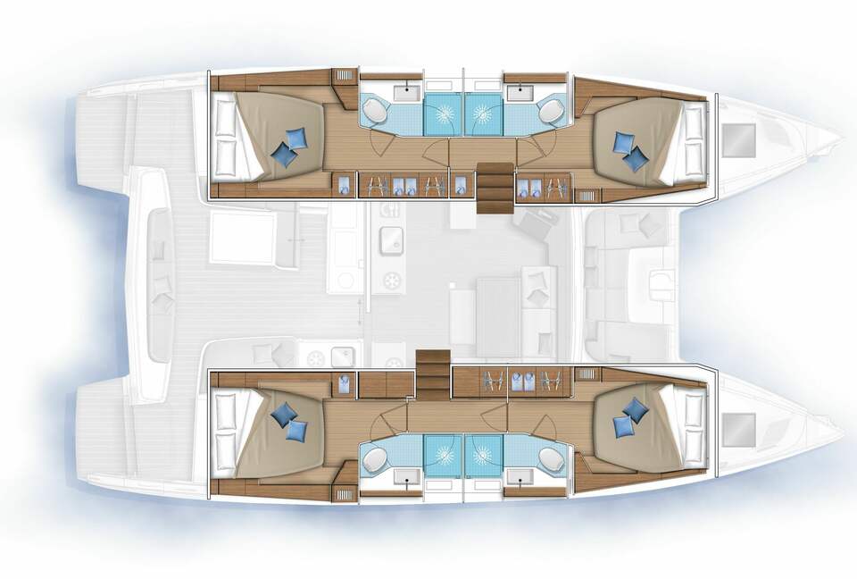 Lagoon 46' Catamaran "Hoppetossa" - Navigare Yachting - Marsh Harbour, Bahamas