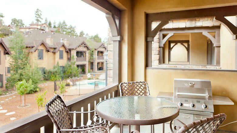 Home exchange, The Club at Big Bear Village, balcony with grill