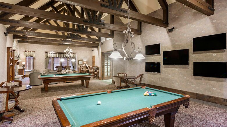 Home exchange at The Club at Big Bear Village, clubhouse billiards