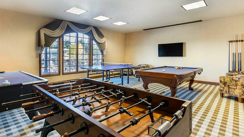 Home exchange at The Club at Big Bear Village, game room