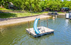 Lake of the Ozarks - Lakefront Family Camp - Swim Dock & Waterslide Gladstone Cove - Gravois Mills, Missouri