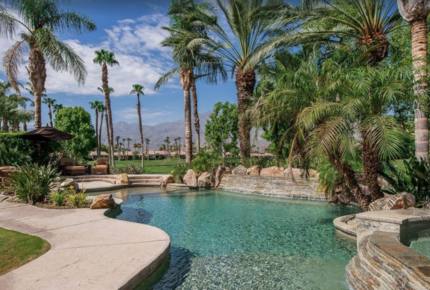 PGA West Luxury Home, outdoor oasis with waterfall - La Quinta, California