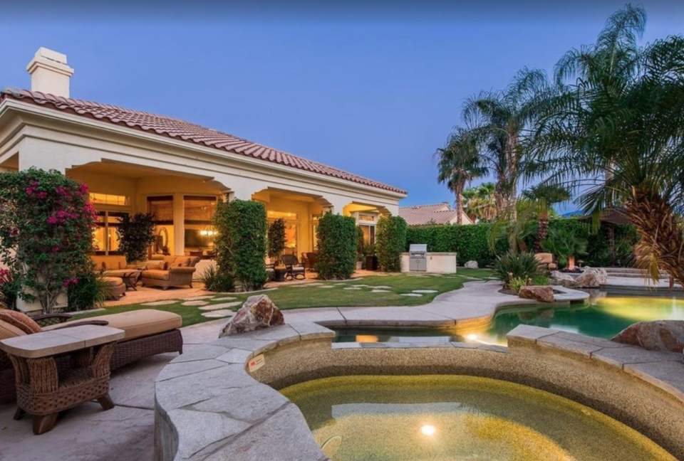 PGA West Luxury Home, outdoor oasis with waterfall - La Quinta, California