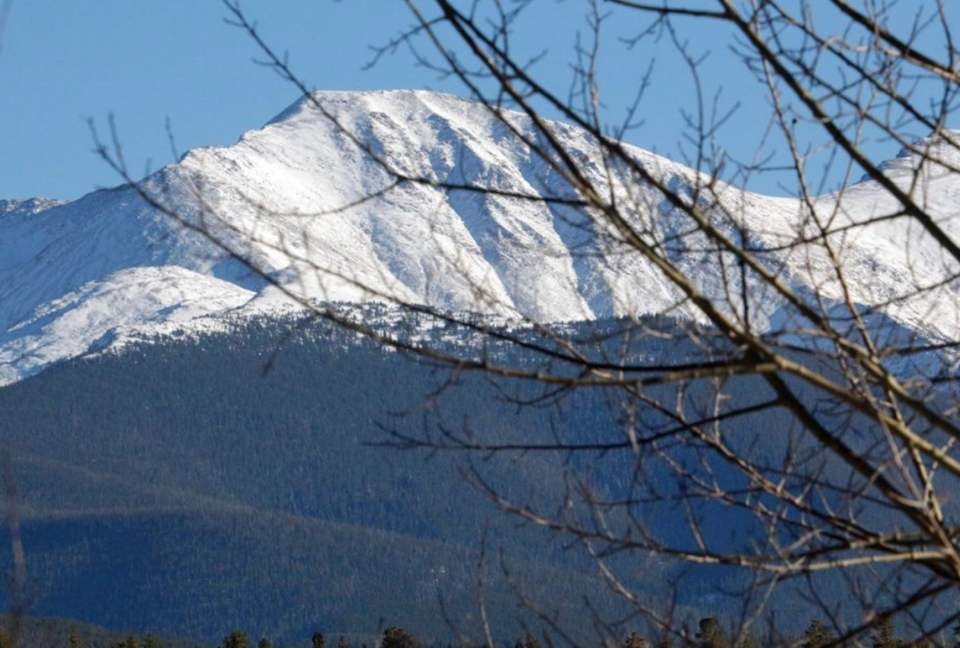 View of Parry peak from home