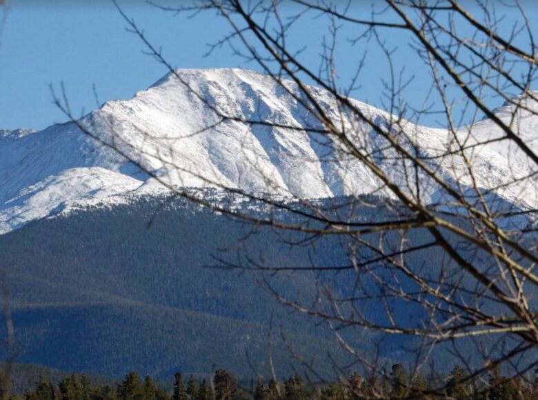 View of Parry peak from home