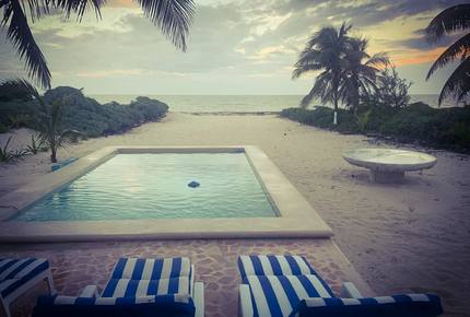 Beach front house with pool in Yucatan - Chicxulub Puerto, Mexico