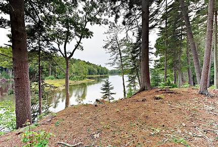 Stunning, Spacious Log Cabin in the Woods - Boothbay Harbor, Maine