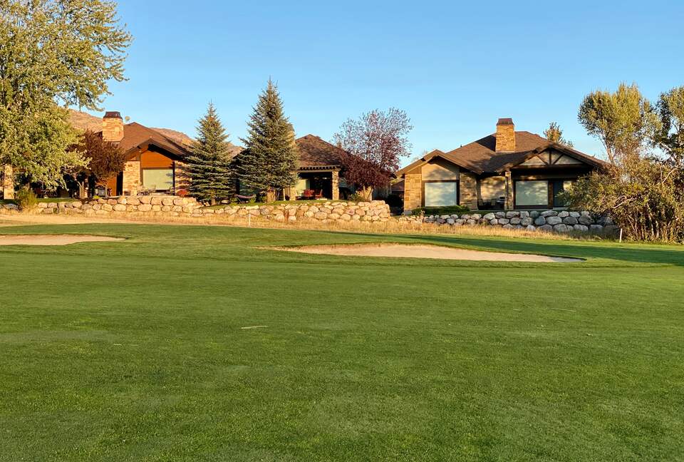 House on the 15th fairway of Wolf Creek Golf Course
