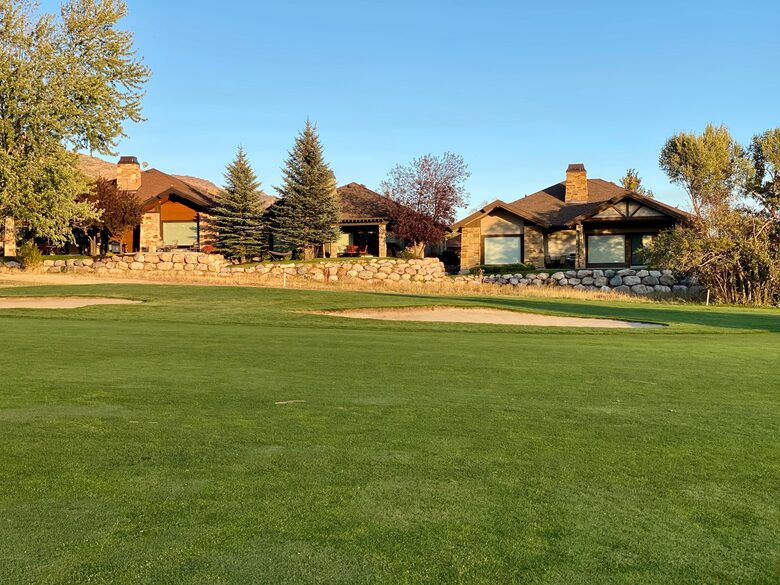 House on the 15th fairway of Wolf Creek Golf Course