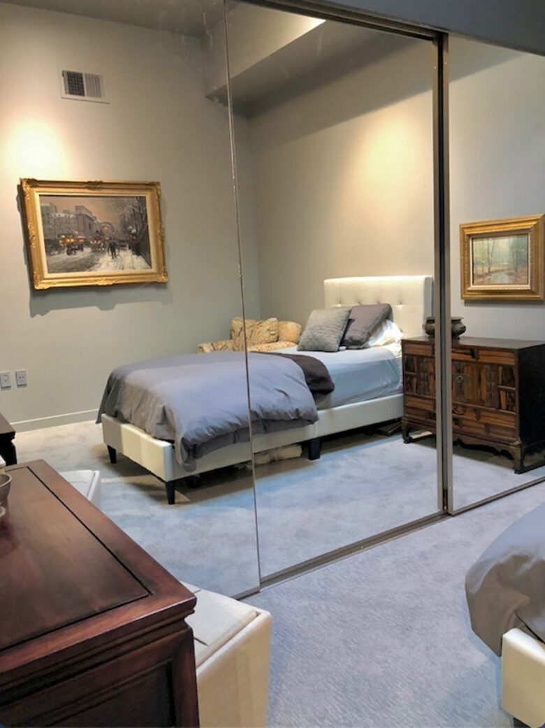 Home exchange in Portland, OR, guest bedroom with queen bed