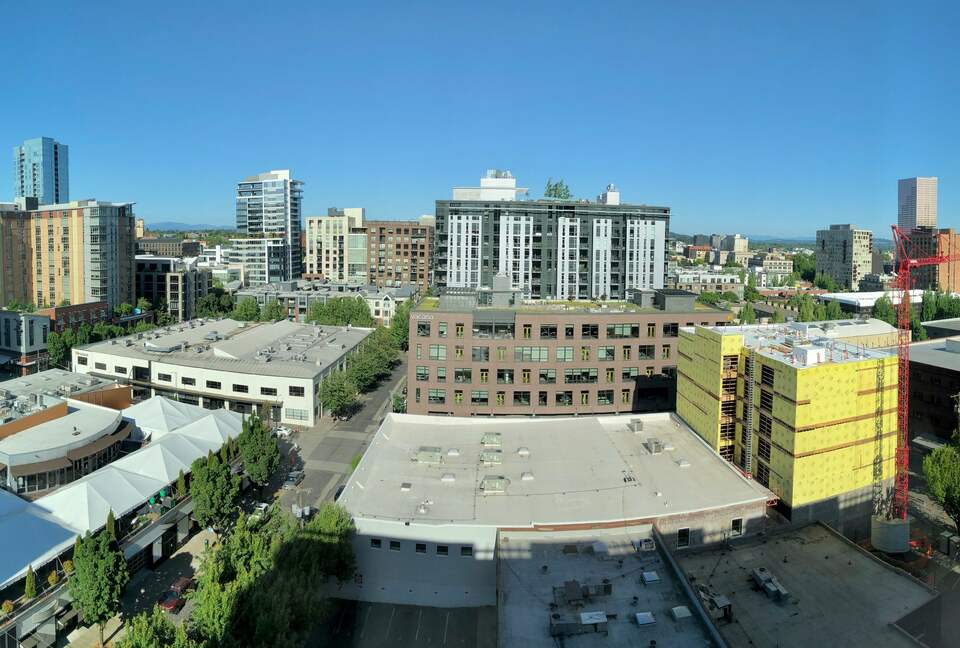 Home exchange in Portland, OR, city views from the penthouse