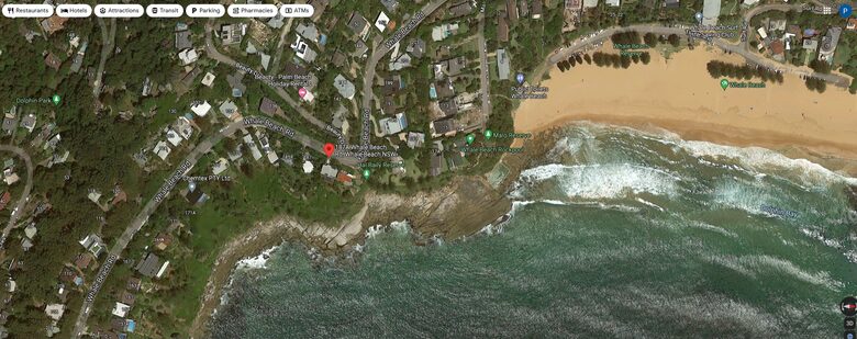 Enjoy the five minute walk to peaceful, sandy, Whale Beach