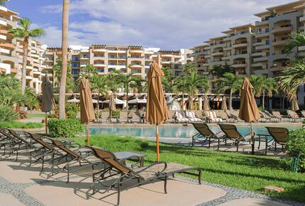 Home Exchange in Cabo San Lucas, Mexico, resort pool and lounge