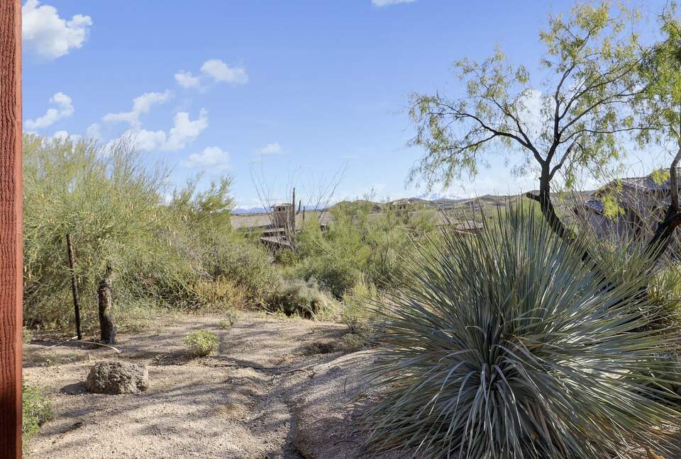 Home exchange in Scottsdale AZ, desert landscape views